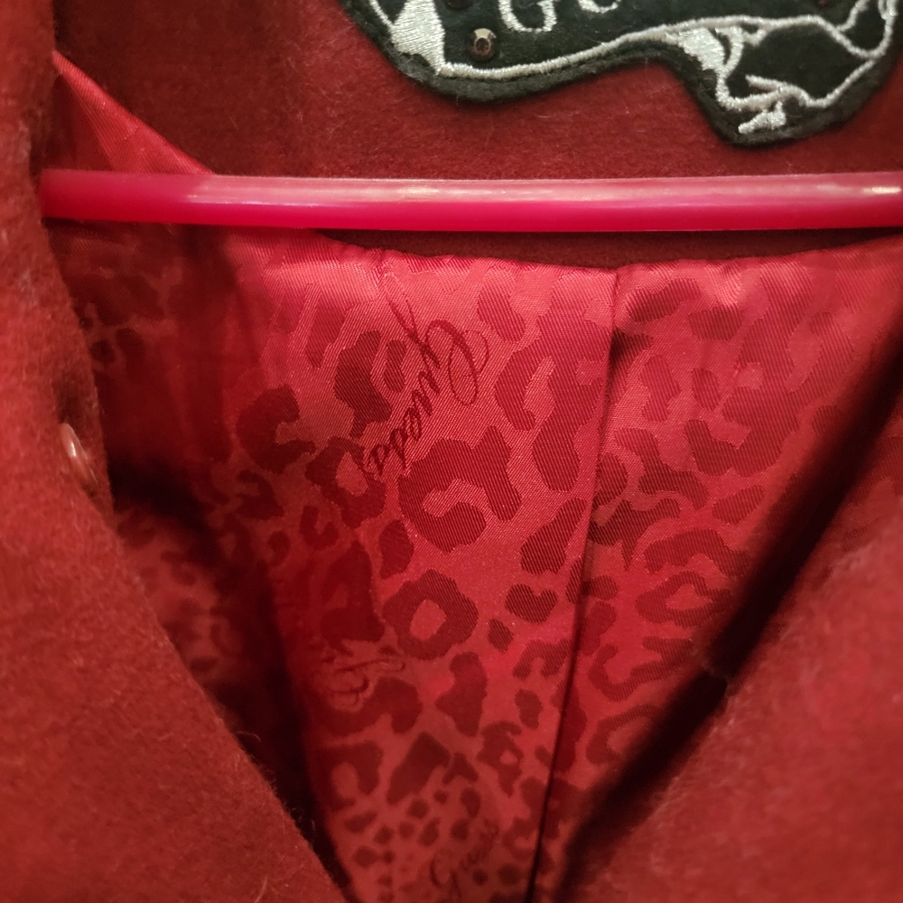 Guess Size Small Wool Long Jacket - image 2